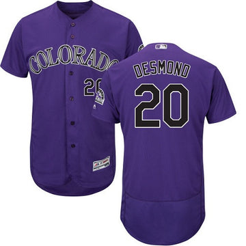 Ian Desmond Colorado Rockies purple jersey