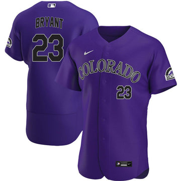 Kris Bryant Colorado Rockies purple jersey