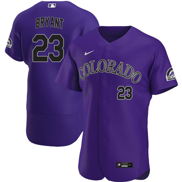 Kris Bryant Colorado Rockies purple jersey