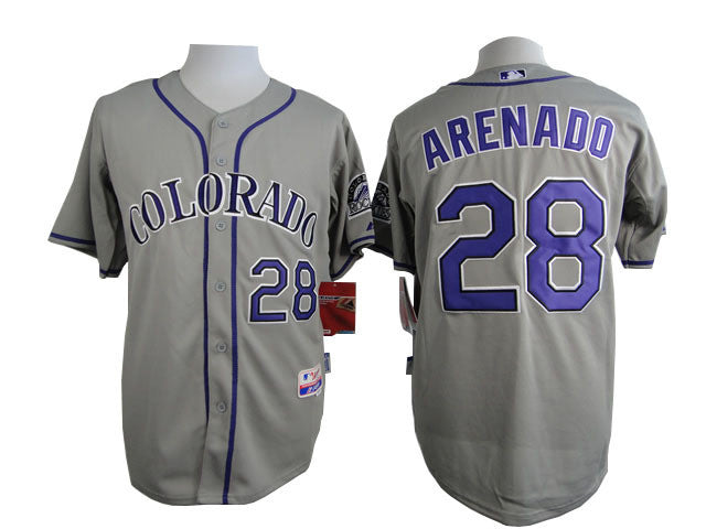 Arenado Colorado Rockies grey jersey