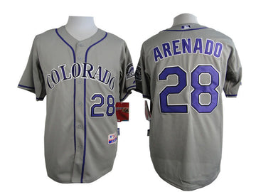 Arenado Colorado Rockies grey jersey