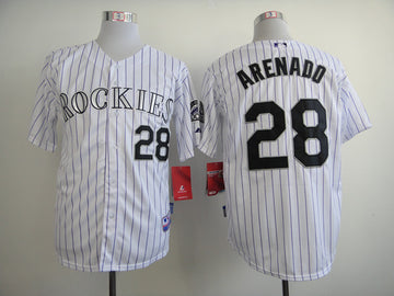 Arenado Colorado Rockies white jersey