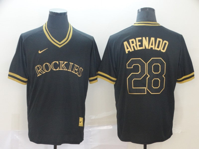 Nolan Arenado Colorado Rockies black Legend jersey