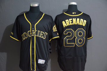 Nolan Arenado Colorado Rockies black jersey