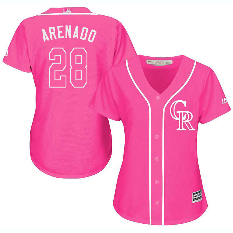 Nolan Arenado Colorado Rockies pink jersey