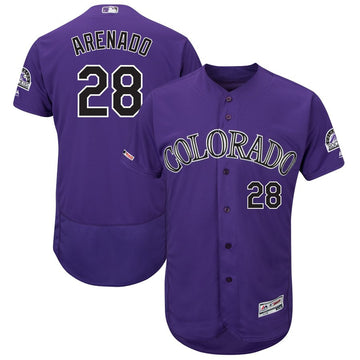Nolan Arenado Colorado Rockies purple jersey