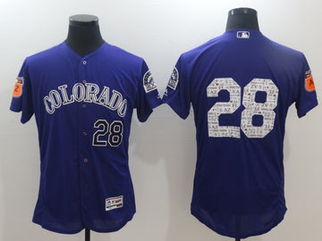 Nolan Arenado Colorado Rockies purple jersey