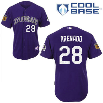Nolan Arenado Colorado Rockies purple jersey