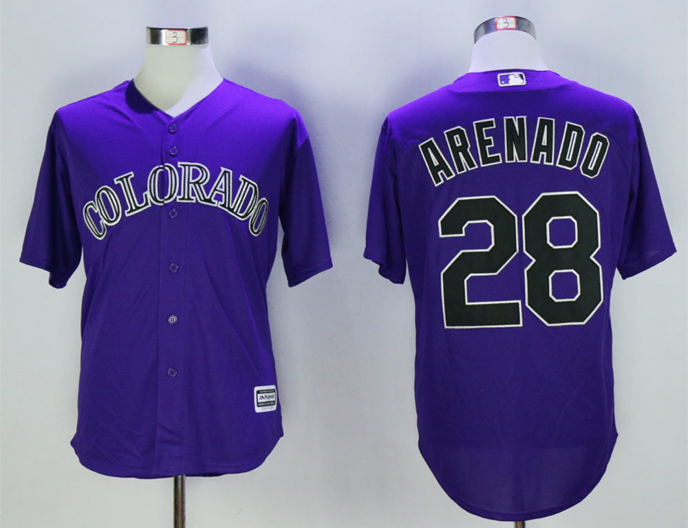 Nolan Arenado Colorado Rockies purple jersey