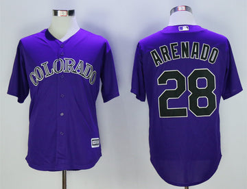 Nolan Arenado Colorado Rockies purple jersey