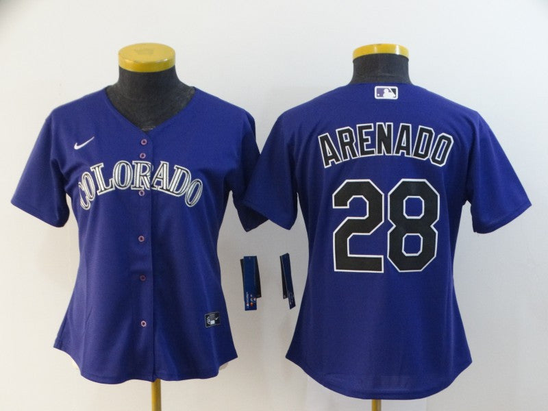 Nolan Arenado Colorado Rockies purple jersey
