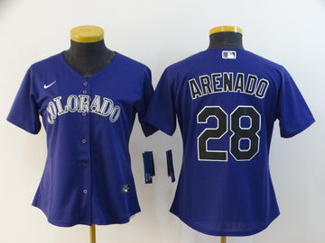 Nolan Arenado Colorado Rockies purple jersey