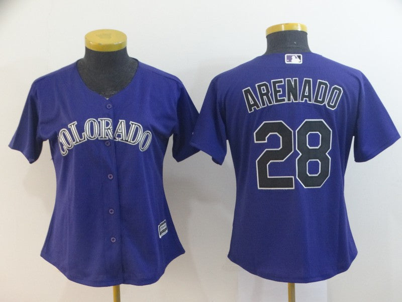 Nolan Arenado Colorado Rockies purple jersey