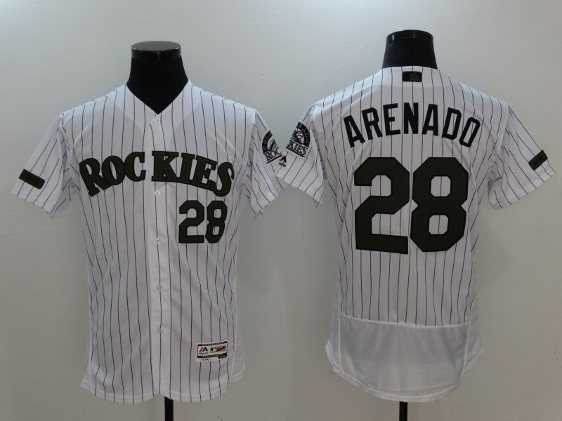 Nolan Arenado Colorado Rockies white jersey
