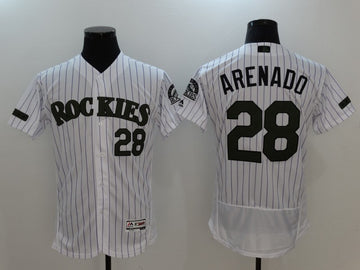Nolan Arenado Colorado Rockies white jersey
