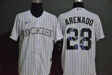 Nolan Arenado Colorado Rockies white Fashion jersey