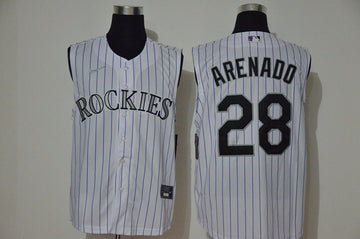 Nolan Arenado Colorado Rockies white jersey