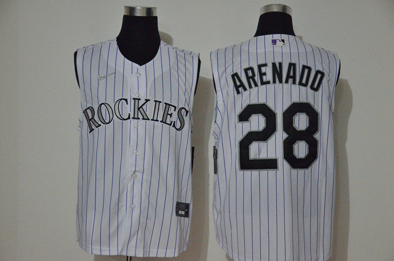 Nolan Arenado Colorado Rockies white jersey