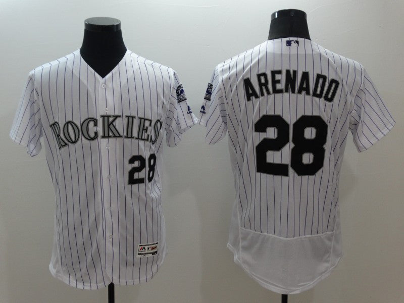 Nolan Arenado Colorado Rockies white jersey