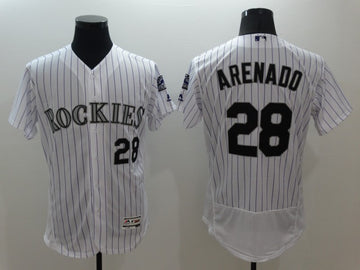 Nolan Arenado Colorado Rockies white jersey