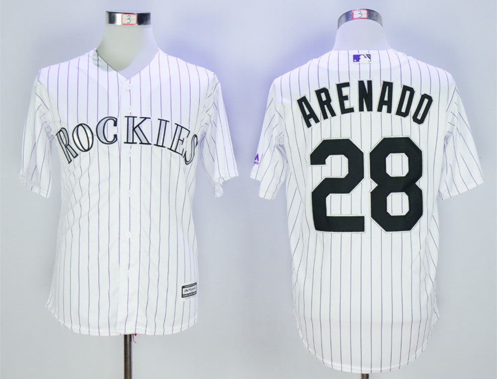 Nolan Arenado Colorado Rockies white jersey