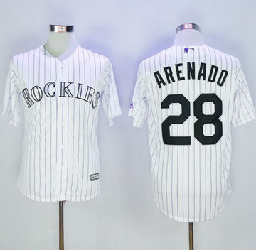 Nolan Arenado Colorado Rockies white jersey