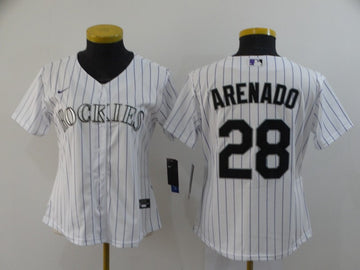 Nolan Arenado Colorado Rockies white jersey