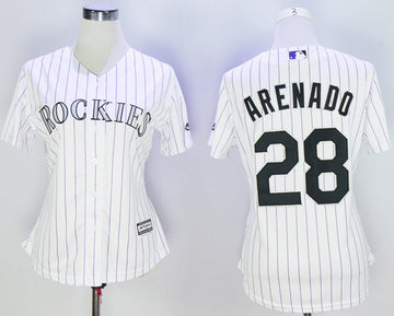 Nolan Arenado Colorado Rockies white jersey