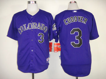 Cuddyer Colorado Rockies purple jersey