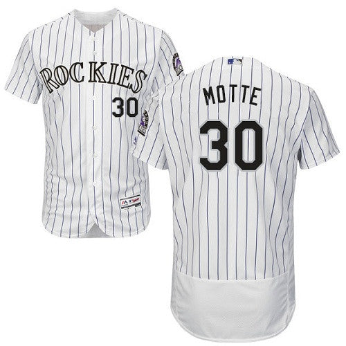 Jason Motte Colorado Rockies white jersey