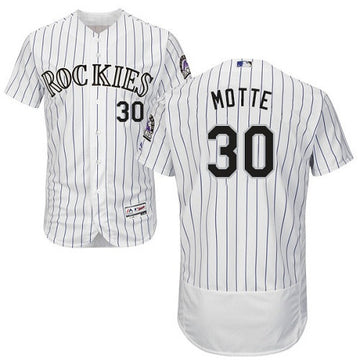 Jason Motte Colorado Rockies white jersey