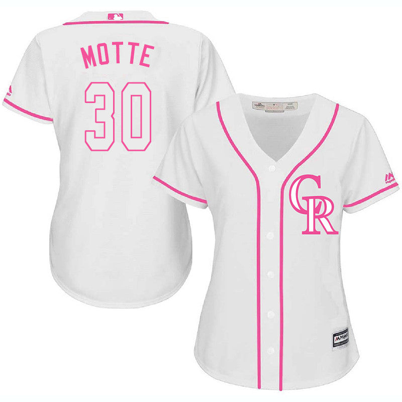 Jason Motte Colorado Rockies white jersey