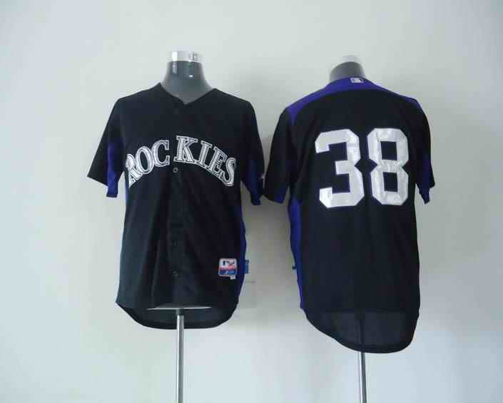 Jimemez Colorado Rockies black jersey