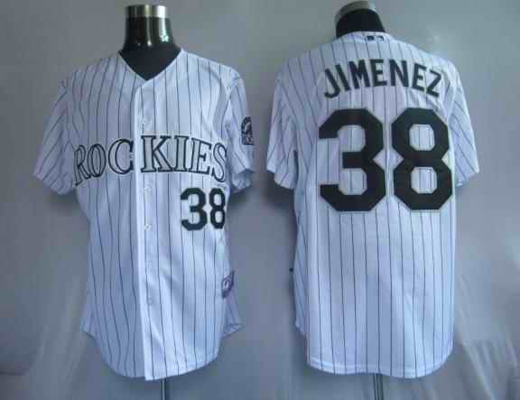 Jimemez Colorado Rockies white jersey