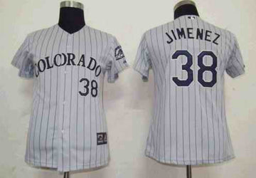 Jimenez Colorado Rockies grey jersey