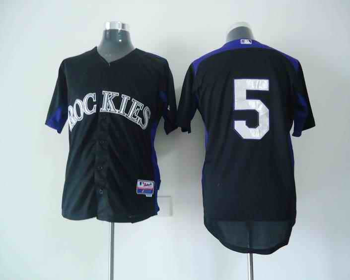 Gonzalez Colorado Rockies black jersey