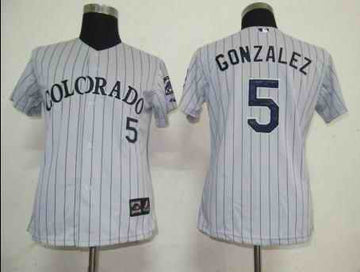 Gonzalez Colorado Rockies grey jersey