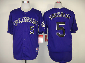 Gonzalez Colorado Rockies purple jersey