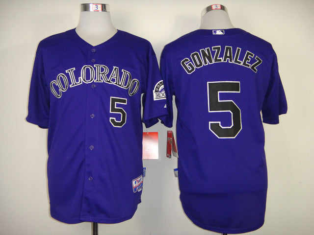 Gonzalez Colorado Rockies purple jersey