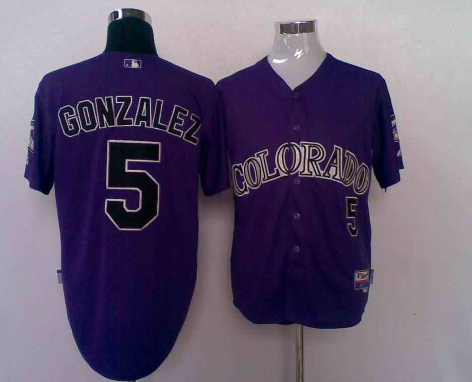 Gonzalez Colorado Rockies purple jersey