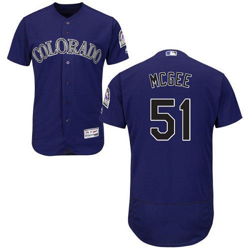 Jake McGee Colorado Rockies purple jersey