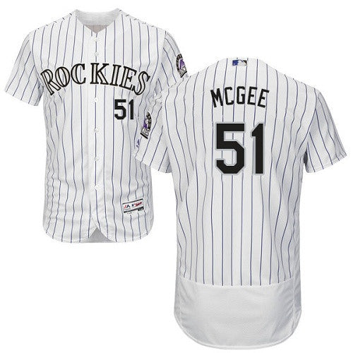 Jake McGee Colorado Rockies white jersey