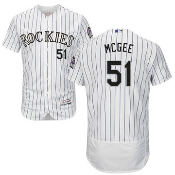 Jake McGee Colorado Rockies white jersey