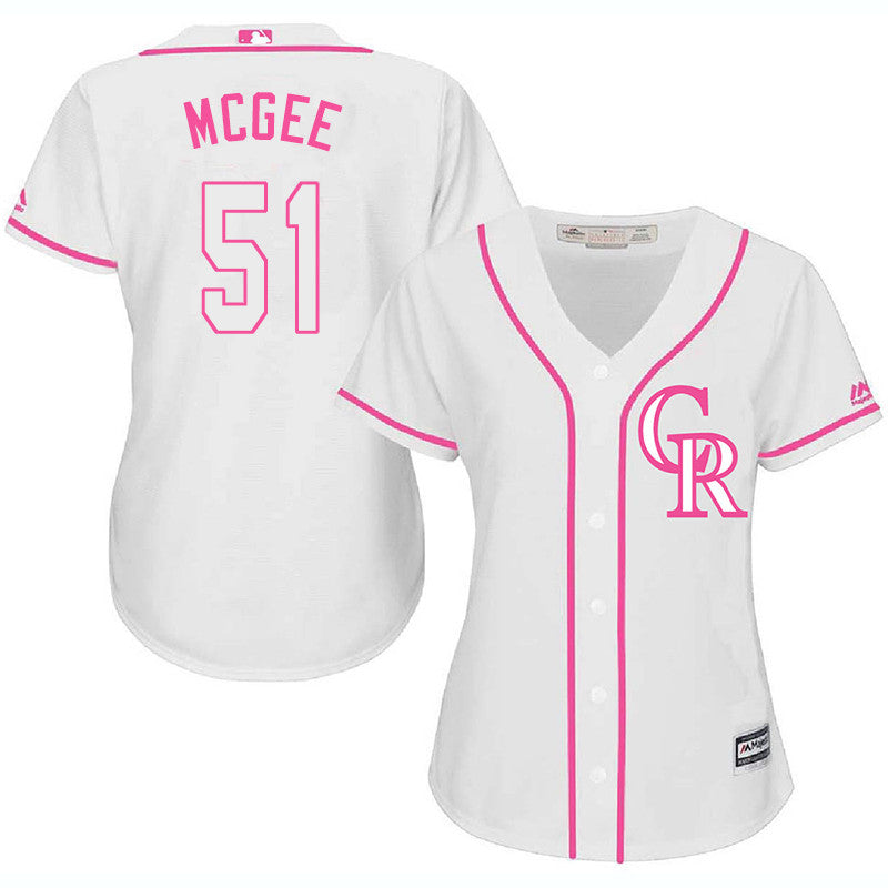 Jake McGee Colorado Rockies white jersey