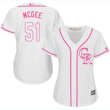Jake McGee Colorado Rockies white jersey
