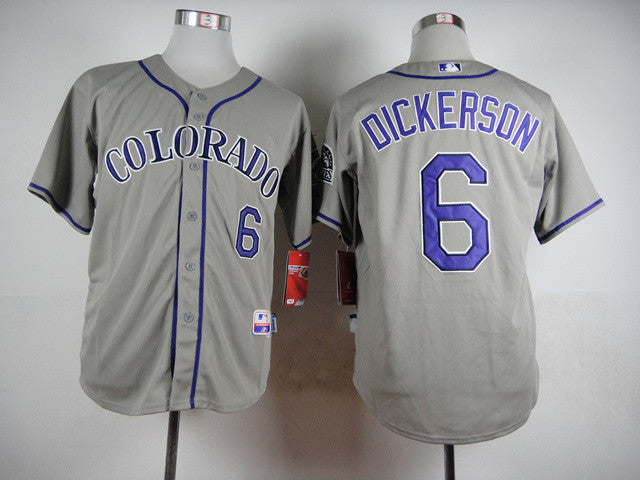 Dickerson Colorado Rockies grey jersey