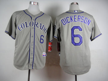 Dickerson Colorado Rockies grey jersey