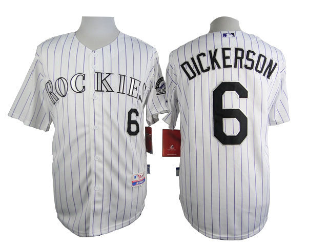 Dickerson Colorado Rockies white jersey