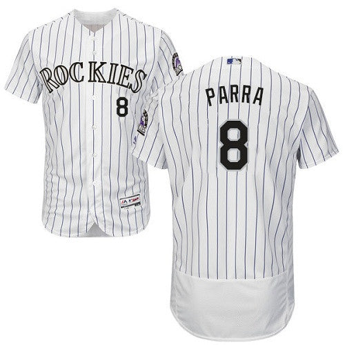 Gerardo Parra Colorado Rockies white jersey