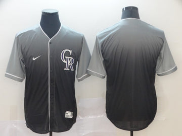 Custom Colorado Rockies gray Fashion jersey